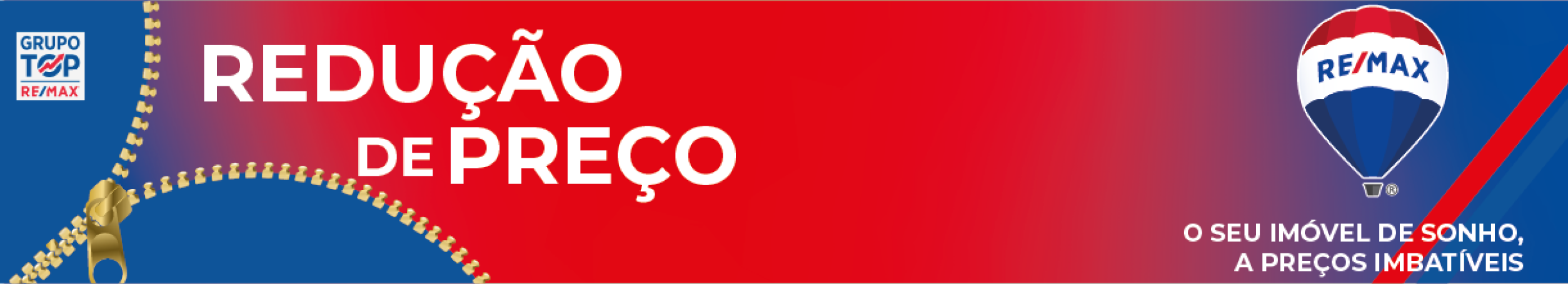 Banner Redução de Preço